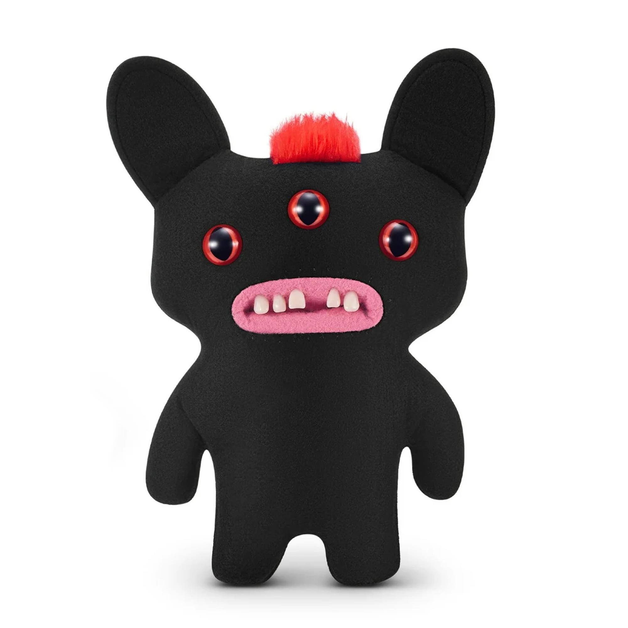 Front. ZURU - Fuggler Hairy Fuggs 9 Inch Plush | Reek-O - Black.