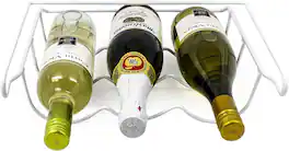 Sorbus - Fridge Wine Holder Rack for Most Fridges at Home - White