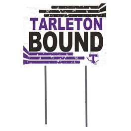 Jardine - Tarleton State Texans 18'' x 24'' Bound Yard Sign - White