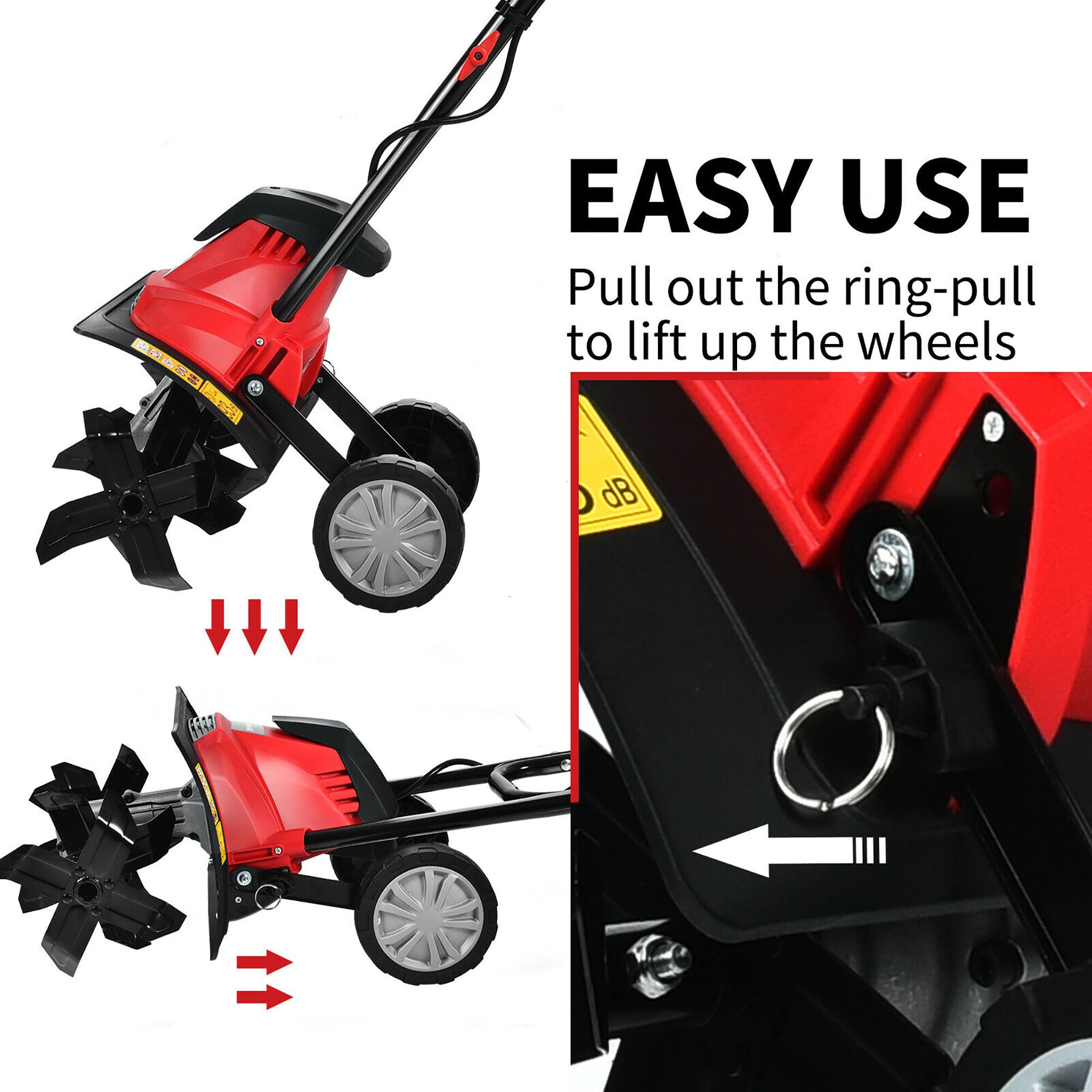 MSSS 1E EASY USE  
Pull out the ring-pull to lift up the wheels  
dB - 11