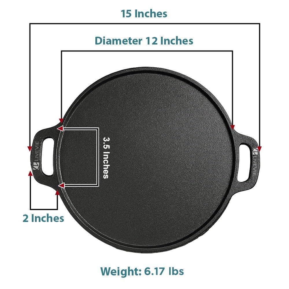 15 Inches  
Diameter 12 Inches  
3.5 Inches  
2 Inches  
Weight: 6.17 lbs