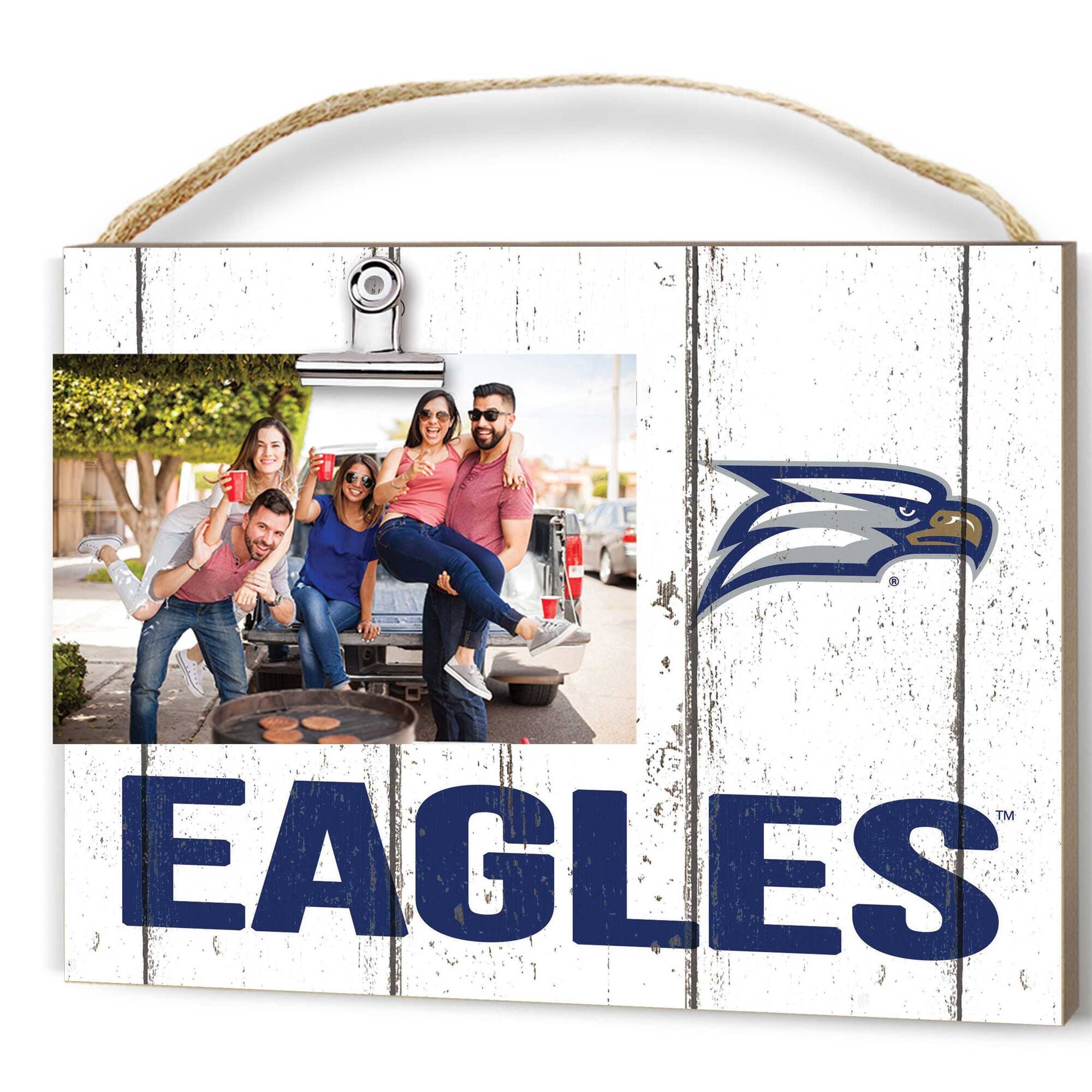Front. Jardine - Georgia Southern Eagles 8" x 10" Weathered Clip It Frame - White.