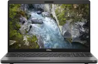 Front. Dell - Precision 3541 15.6" Refurbished Laptop - Intel 9th Gen Core i7 with 32GB Memory - NVIDIA Quadro P620 - 2TB SSD - Gray.
