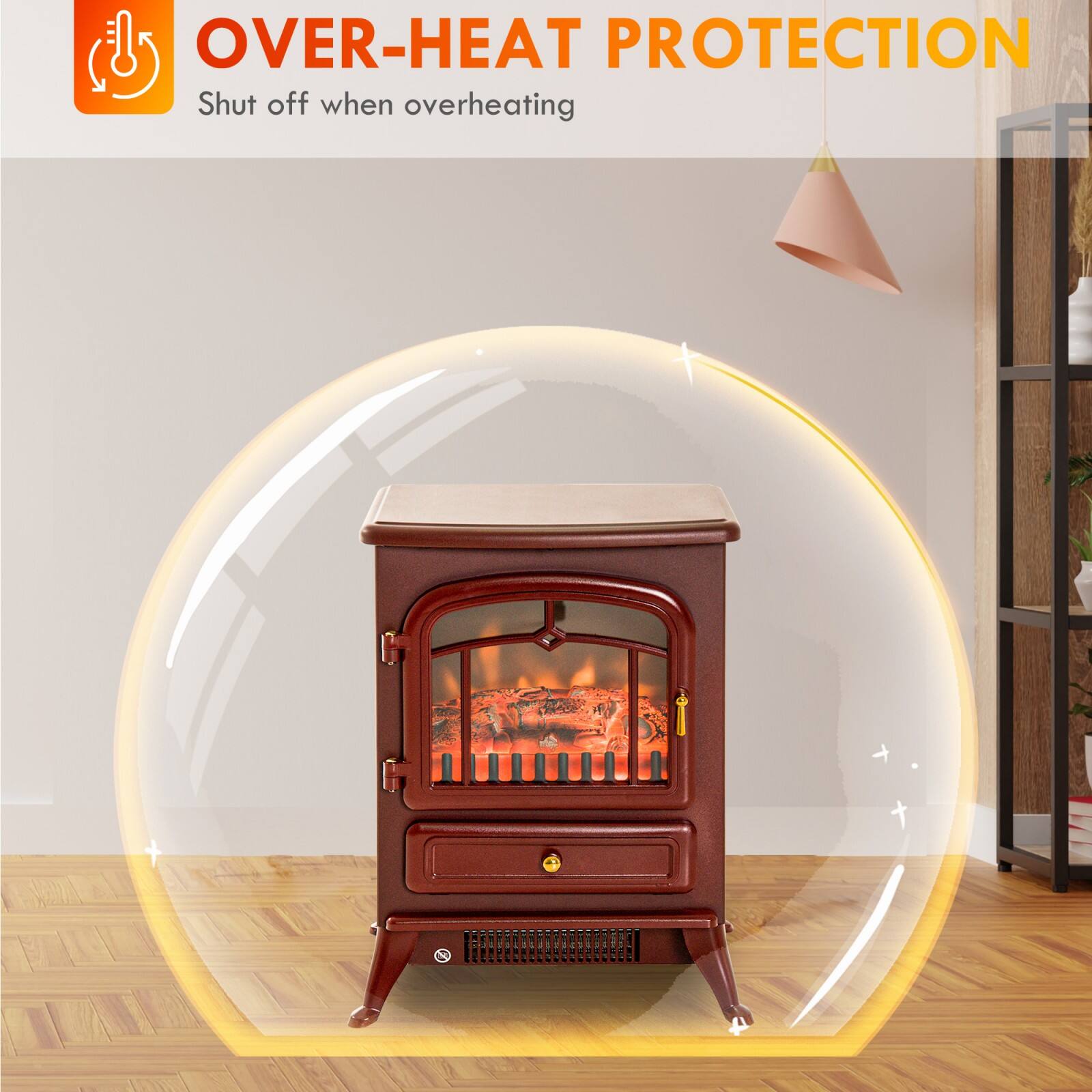 OVER-HEAT PROTECTION  
Shut off when overheating