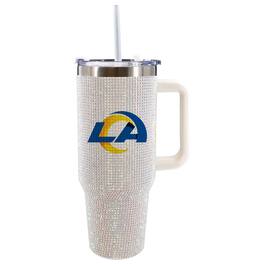 The Memory Company - Los Angeles Rams 40oz. Bling Colossal Tumbler - White