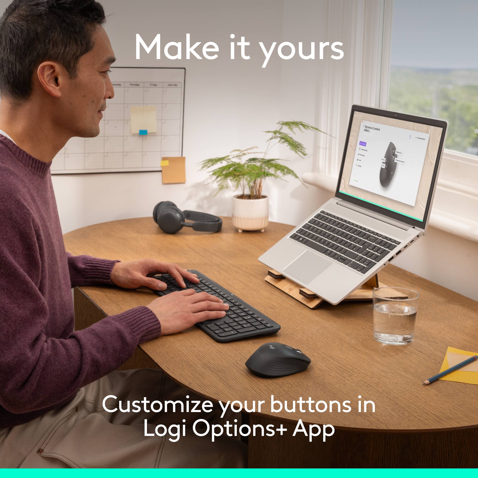 Make it yours

Customize your buttons in Logi Options+ App