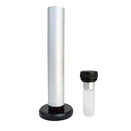 Front. Lume Cove - Rechargeable Smart WiFi Essential Oil Aroma Plug-in Diffuser for Home Office - Silver.