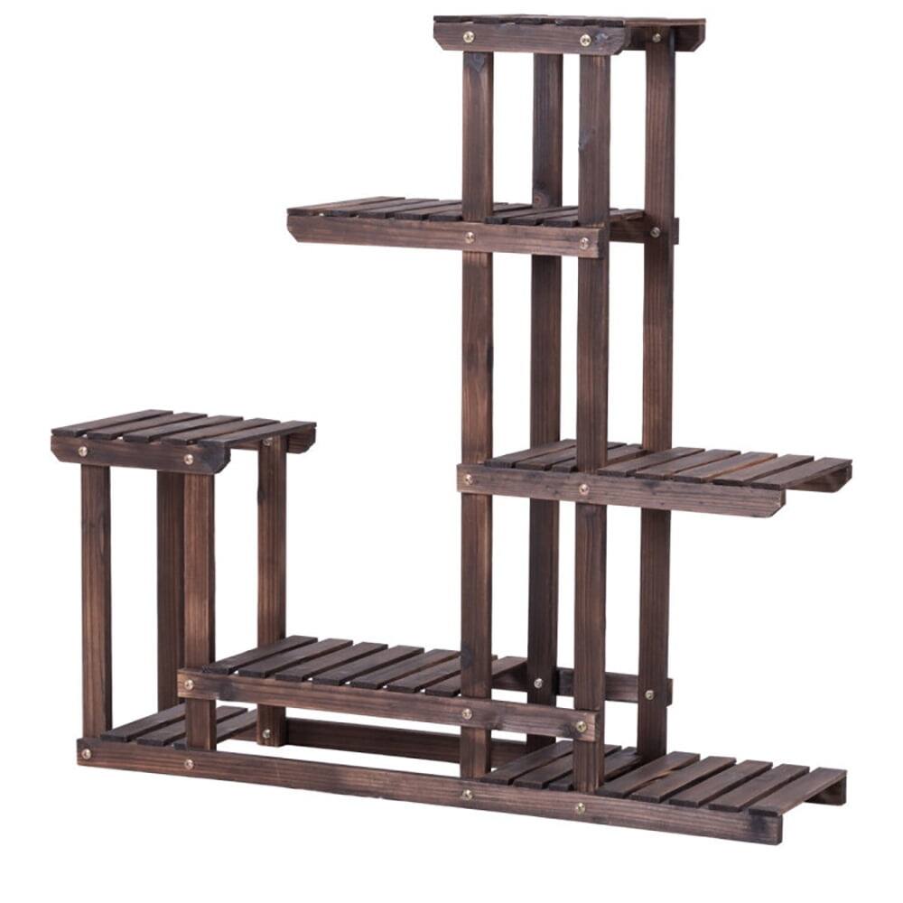 Kadyn Raised Planter Stand, Large Space Flower Rack Shelf, 6 Tier ...