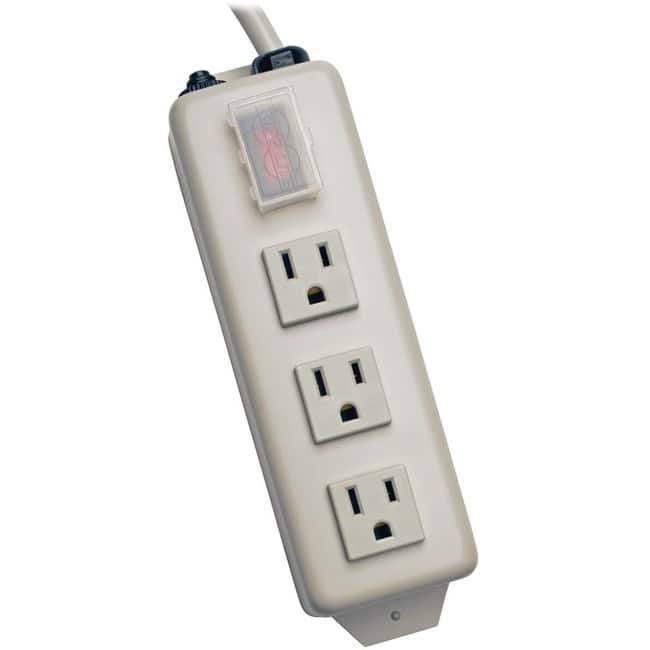Eaton Tripp Lite Series Power It! 3-Outlet Power Strip, 6 ft. (1.83 m) Cord - NEMA 5-15P - 3 NEMA 5-15R - 6ft - Unknown price history on PriceWatchPro