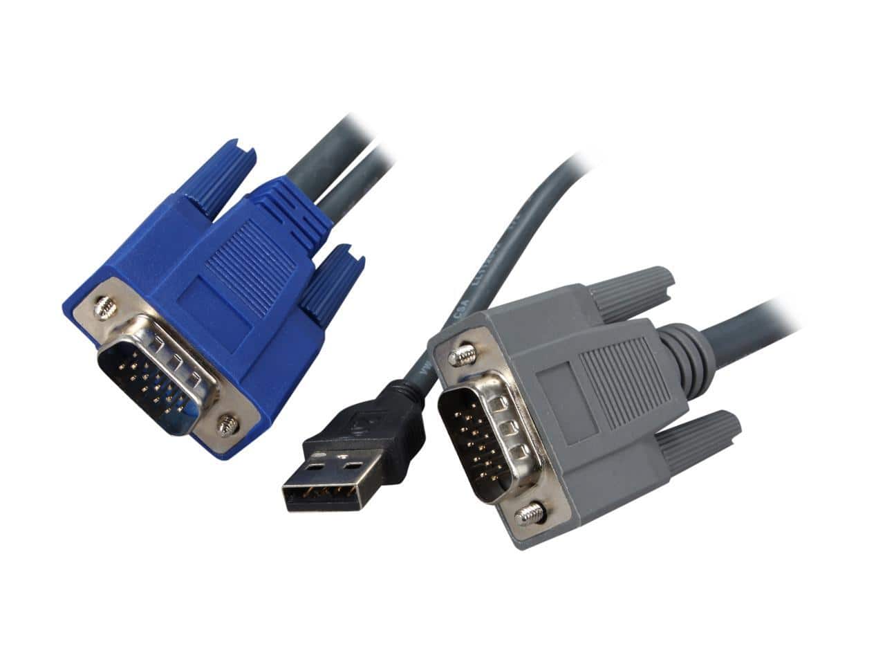 StarTech.com - 6 ft. Ultra-Thin USB VGA 2-in-1 KVM Cable SVUSBVGA6 price history on PriceWatchPro