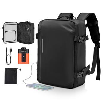 best travel backpack with multi pockets WITZMAN 45L Convertible Nylon Carry On Luggage for Men Ideal for women Multi-Pocket USB Travel Backpack