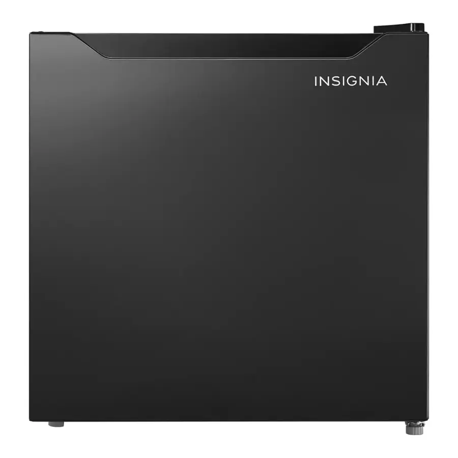 Insignia™ 1.7 Cu. Ft. Mini Fridge with Door Storage and ENERGY STAR Certification — Black