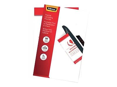Fellowes - Thermal Laminating Pouches, Legal Size, 5 Mil, 100/Pack (52045) - Clear price history on PriceWatchPro