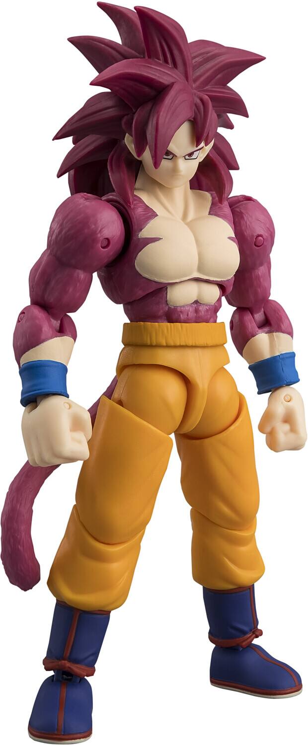 Alt View 4. Bandai - Dragon Ball Daima - Dragon Ball Evolve - Super Saiyan 4 Goku Action Figure   - COLLECTIBLES - Multicolor.