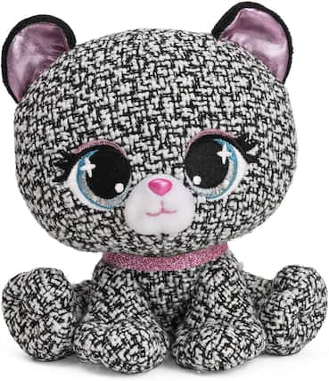 Front. Gund - P.Lushes Pets 6 Inch Fashion Plush | Khloe O Bearci - Black.
