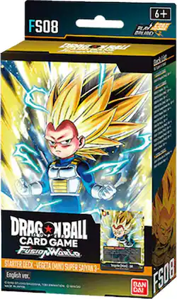 Bandai - Dragon Ball Super TCG Fusion World Vegeta (Yellow) Starter Deck FS08 (51 Cards)