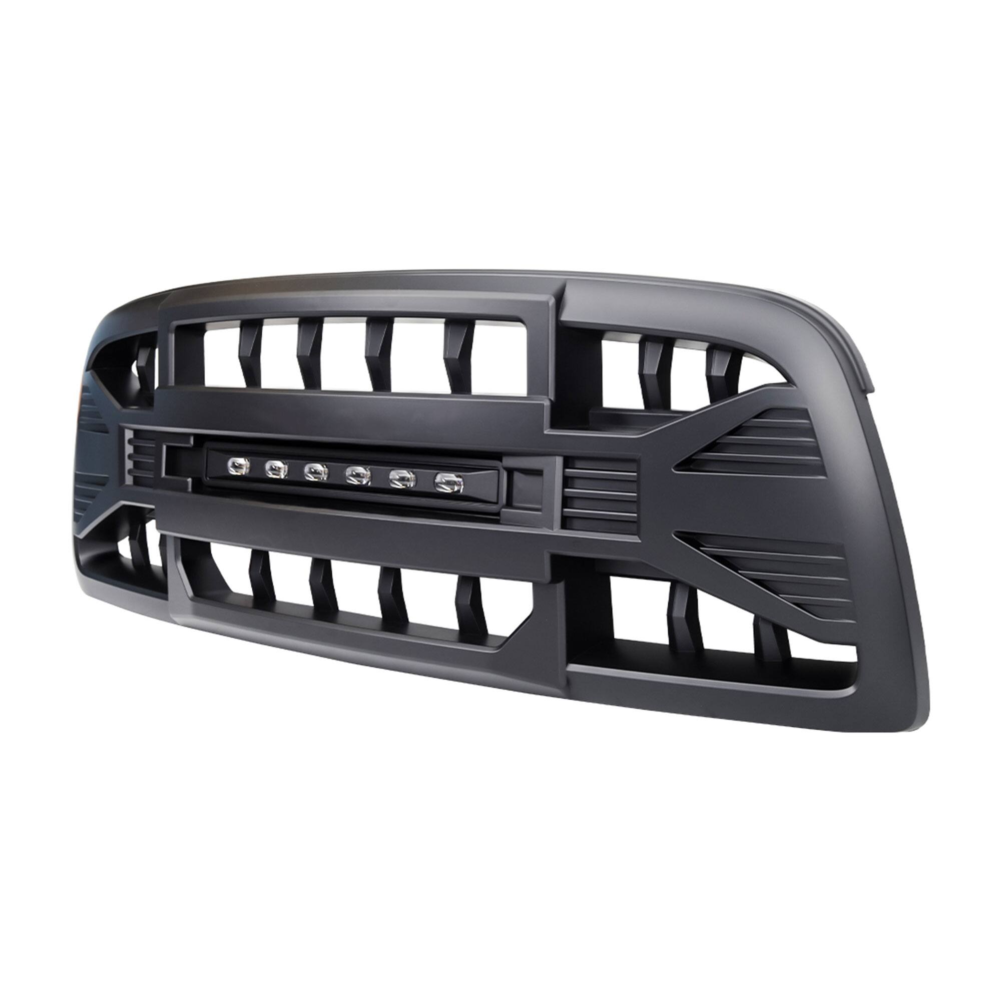 Alt View 8. AMERICAN MODIFIED - AMERICAN MODIFIED Armor Grille for 2009 to 2012 Dodge Ram 1500, Matte Black - Matte Black.
