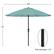 Alt View 12. Nature Spring - 9-Foot Easy Crank Patio Umbrella - Dusty Green.