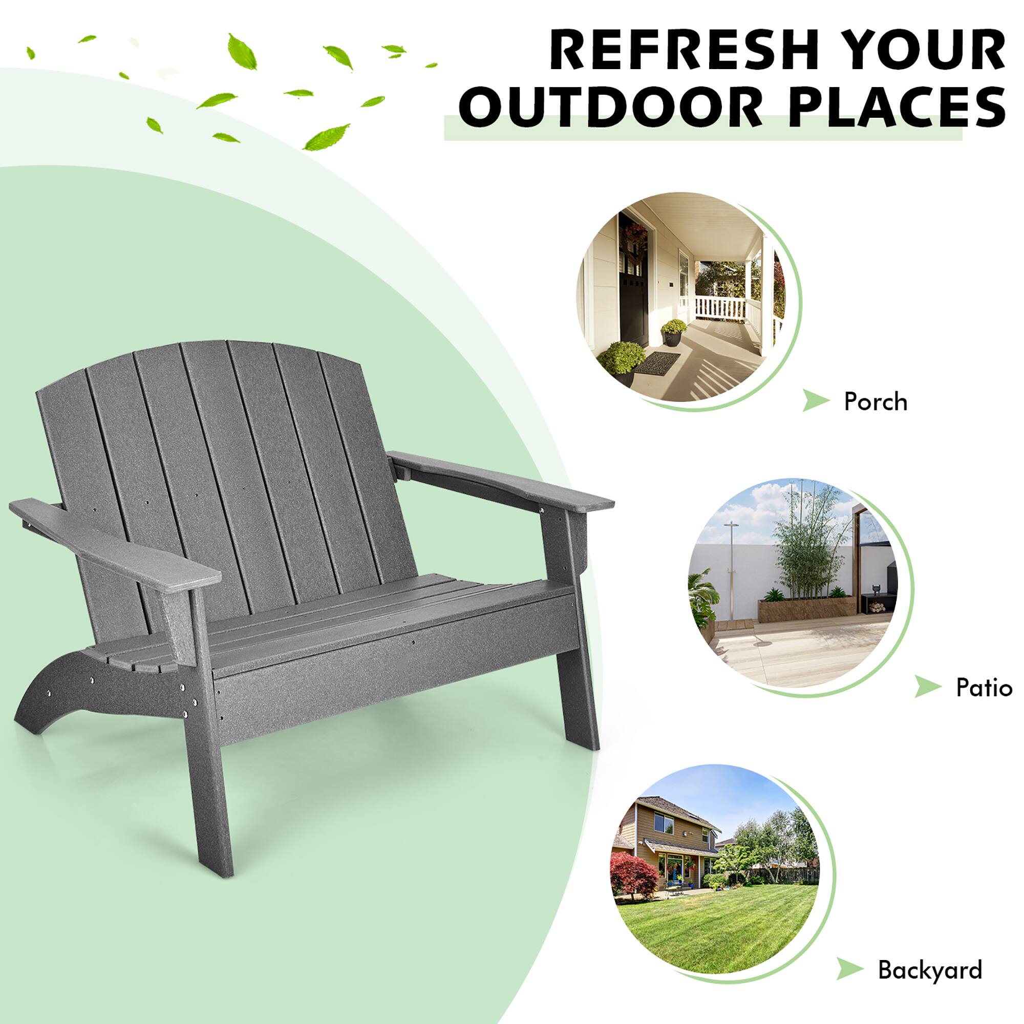 REFRESH YOUR OUTDOOR PLACES

- Porch
- Patio
- Backyard