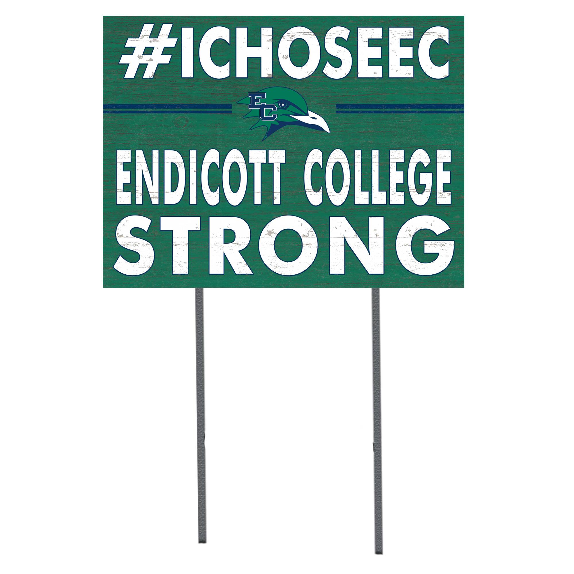 Endicott College 18'' x 24'' I Chose Lawn Sign