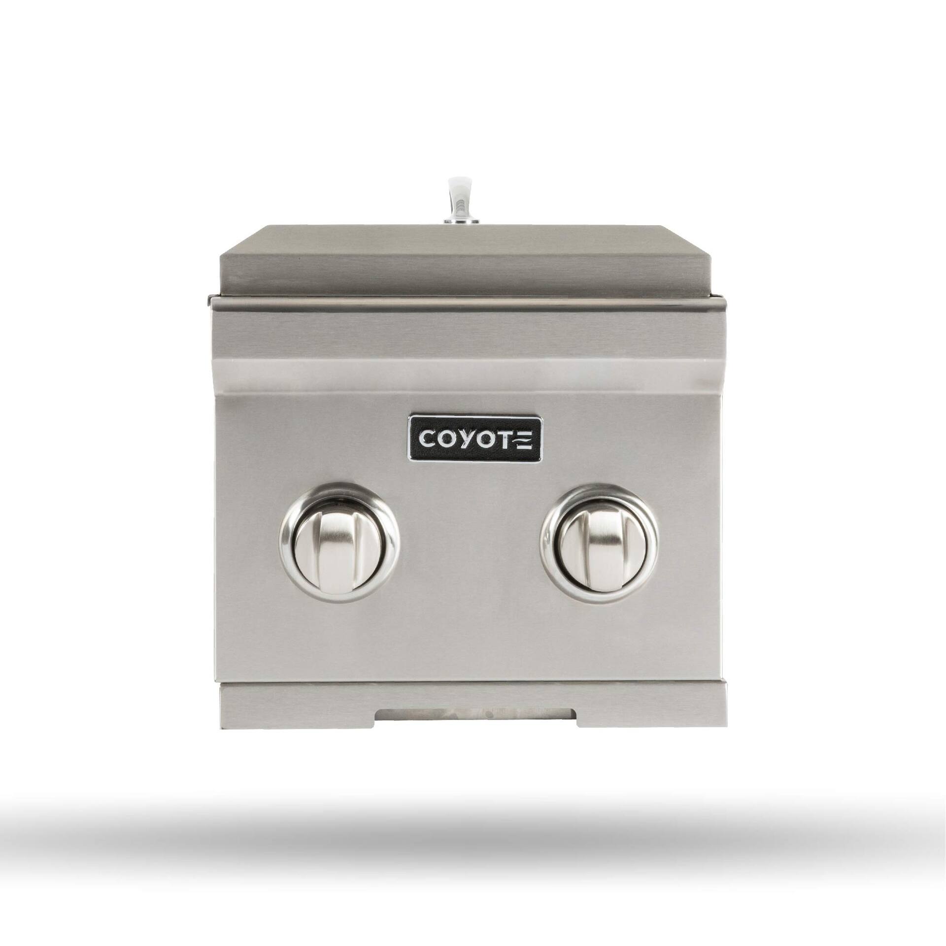 Coyote Double Side Burner Stainless steel C1DBLP - Open Box - Best Buy