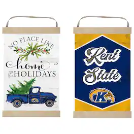 Jardine - Kent State Golden Flashes 12" x 20" Reversible Banner Sign - White