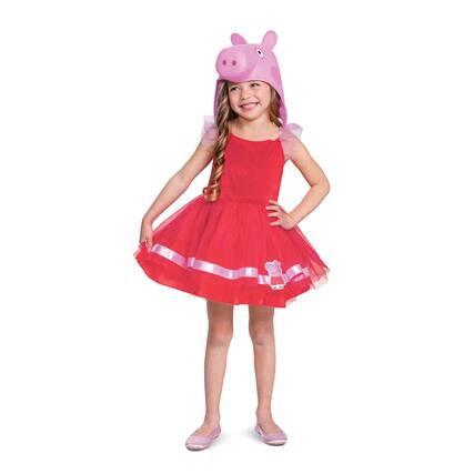 Front. Disguise - Peppa Pig Tutu Classic Toddler Costume | Small 2T - Multi-Colored.