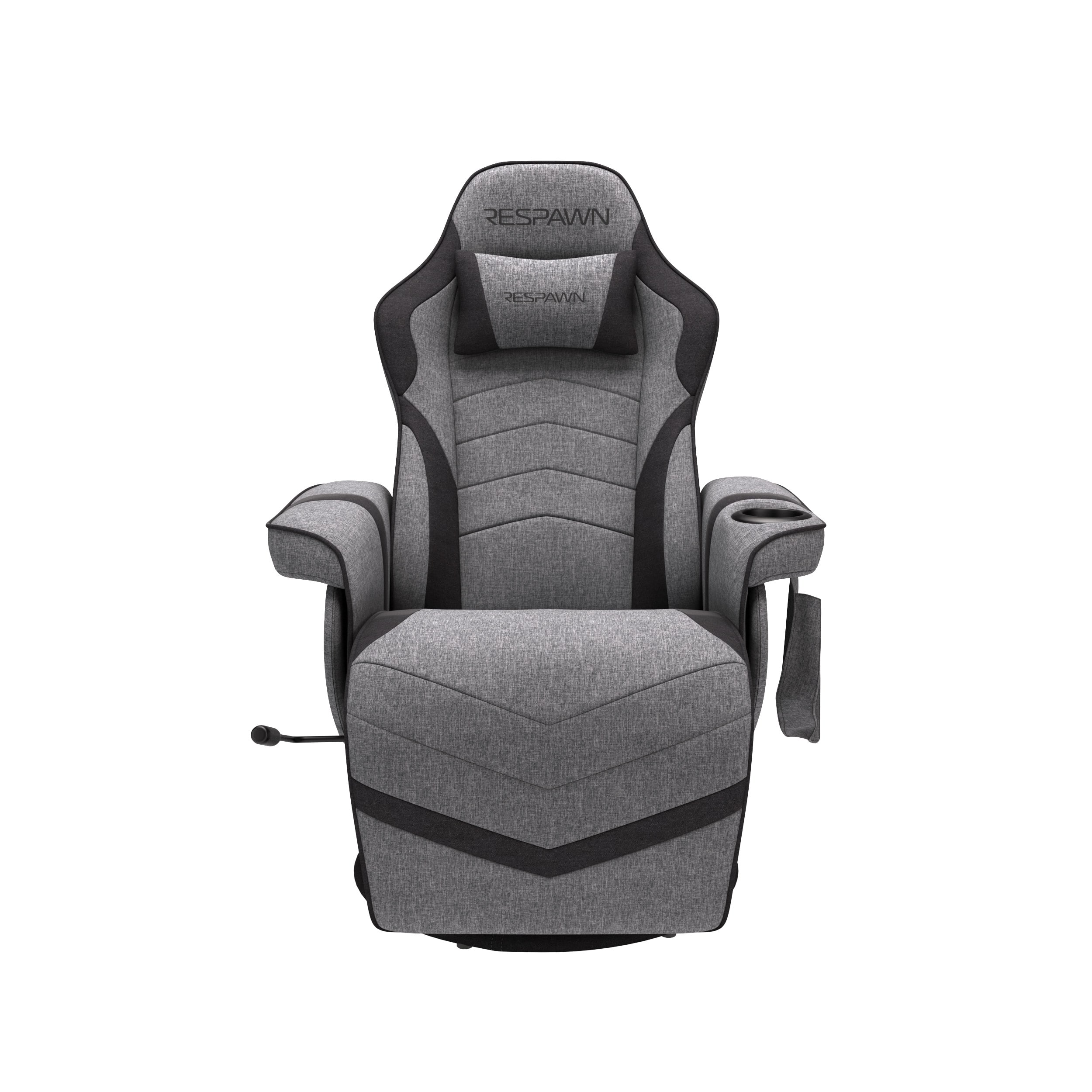 Respawn Products - RESPAWN 900 Gaming Recliner - Reclining Gaming Chair with Footrest, Gaming Chair Recliner - Gray Fabric
