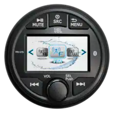 Il MUTE SRC JBL MENU PRV-275 A HM F FM w LUB VOL SEL Push