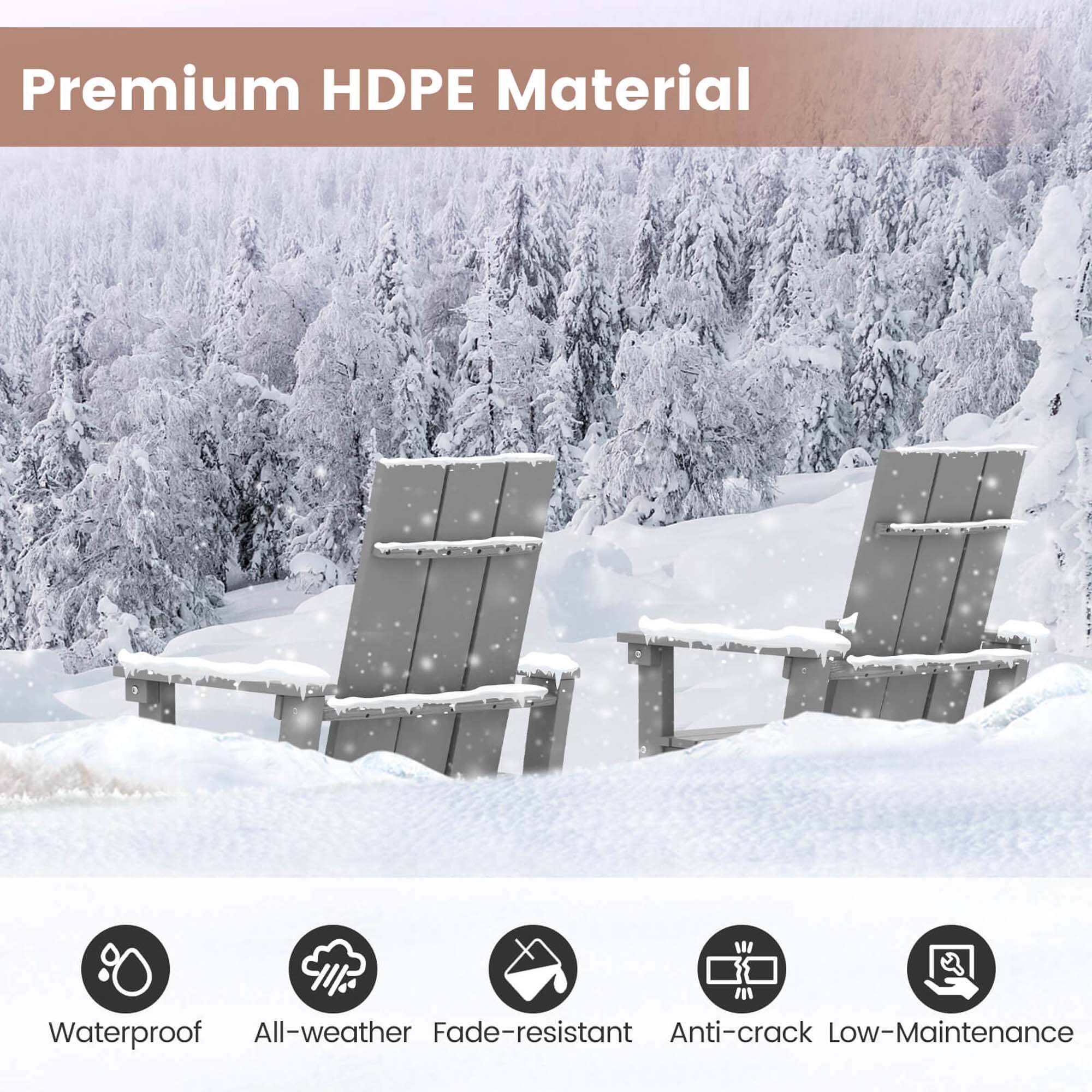 Premium HDPE Material, Waterproof, All-weather, Fade-resistant, Anti-crack, Low-Maintenance