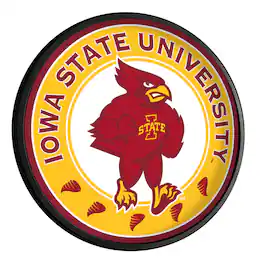 The Fan-Brand - Iowa State Cyclones 18'' x 18'' Mascot Slimline Illuminated Wall Sign - Multicolor