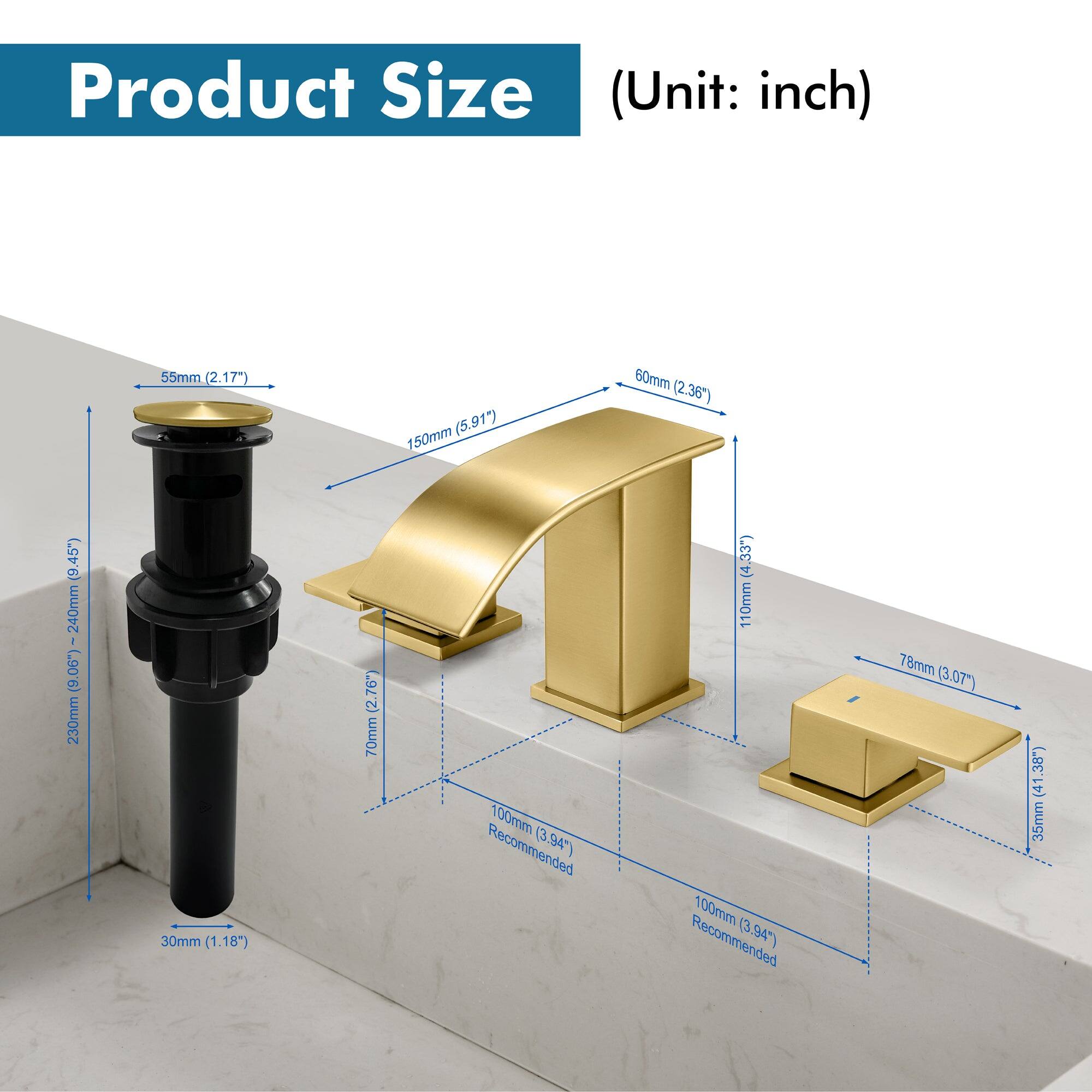 Product Size (Unit: inch)

- 55mm (2.17")
- 150mm (5.91")
- 60mm (2.36")
- 240mm (9.45")
- 220mm (8.66") - 240mm (9.06")
- 30mm (1.18")
- 70mm (2.76")
- 100mm (3.94")
- 110mm (4.33")
- 78mm (3.07")
- 100mm (3.94")
- 35mm (1.38")
- 110mm (4.33")