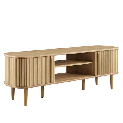 Front. Modway - Contour 55" TV Stand by Modway - Oak.