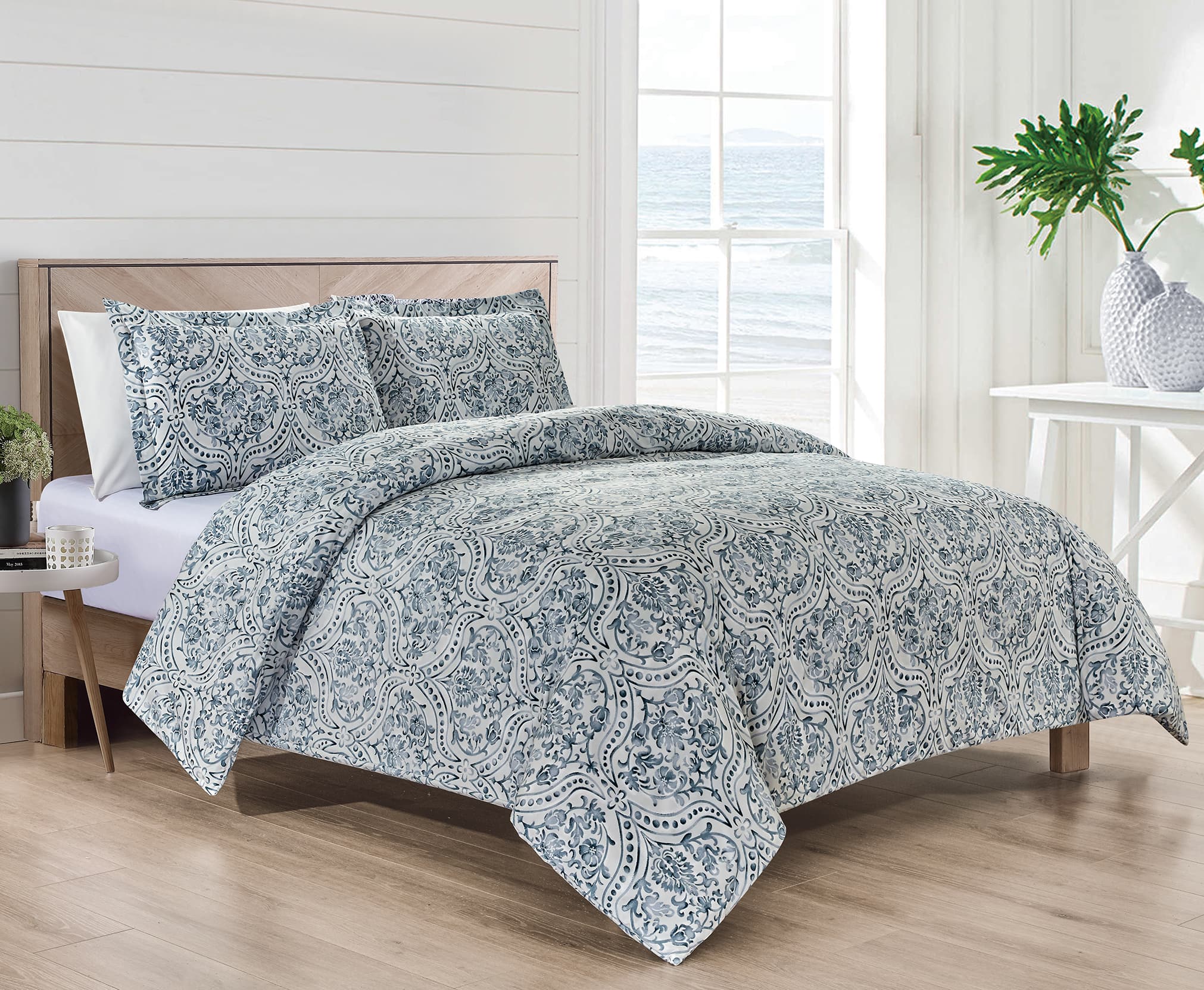 Bibb Home - 1800 Series Egyptian Luxury 3 pc Duvet Cover Set - Madison price history on PriceWatchPro