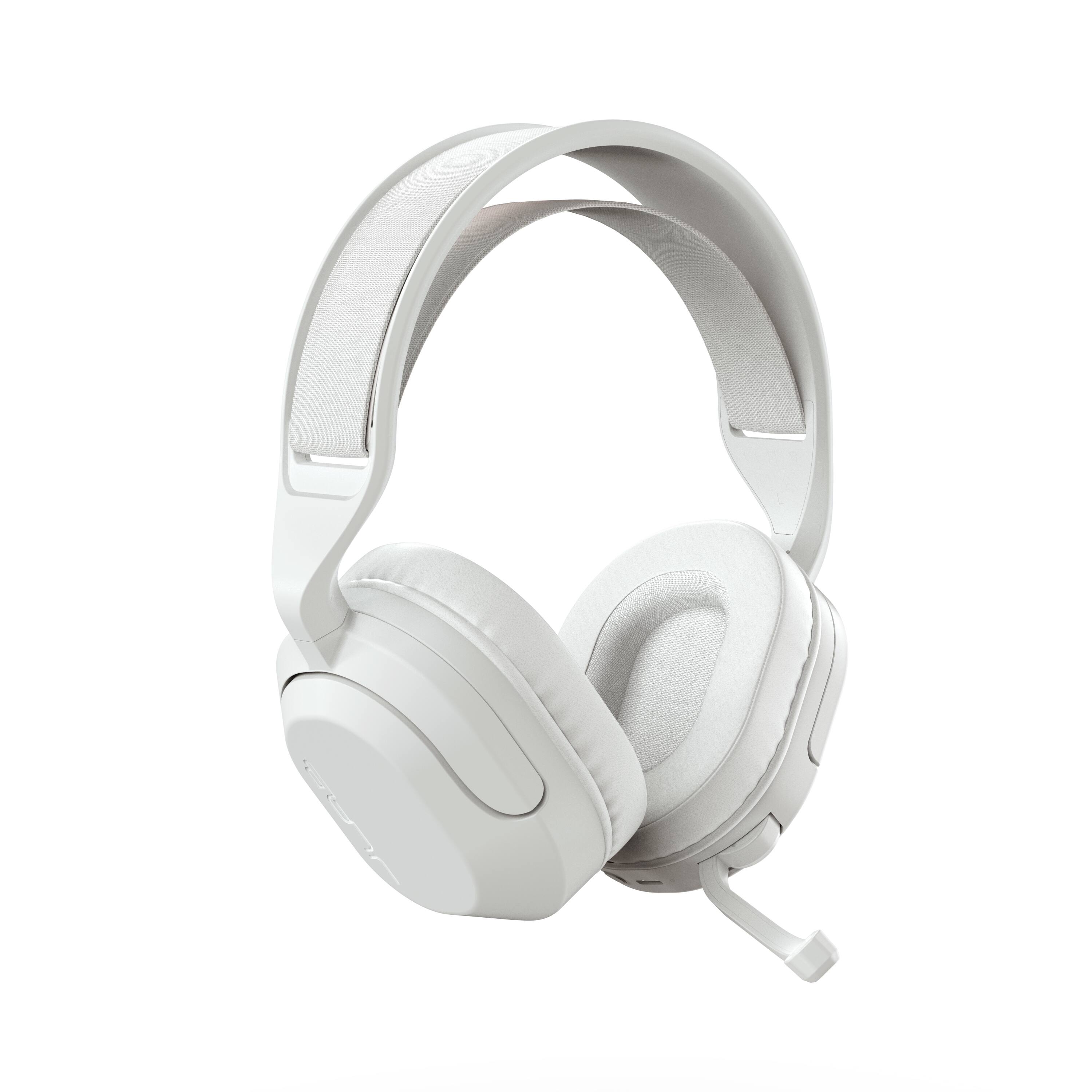 Alt View 7. JLab - Nightfall Wireless Over-Ear Gaming Headset for PC, PS5, PS4, Nintendo Switch, and Mobile - White.