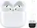 Front. Apple - Apple - AirPods 4 With Black Accessory Kit - White.