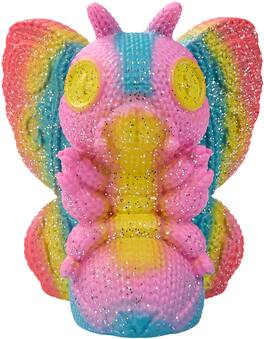 Handmade by Robots - Godzilla - Mothra #343 (Sofubi Spray Glitter) - COLLECTIBLES - Multicolor