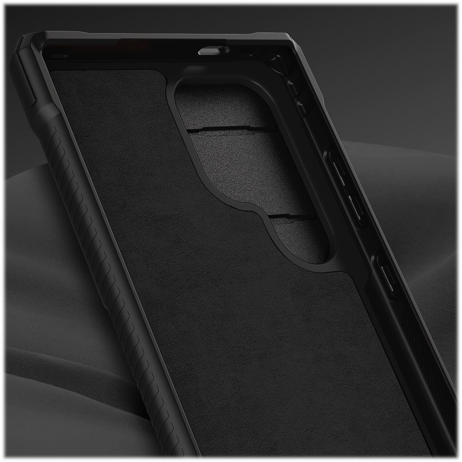 Alt View 18. SaharaCase - ArmorElite Wallet Case for Samsung Galaxy S24 Ultra - Scorpion Black.
