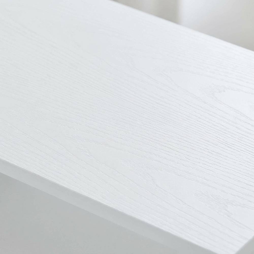 Alt View 4. FurniFact - White TV/Monitor Riser for TVs up to 25 Inches with Melamine Veneer - White.