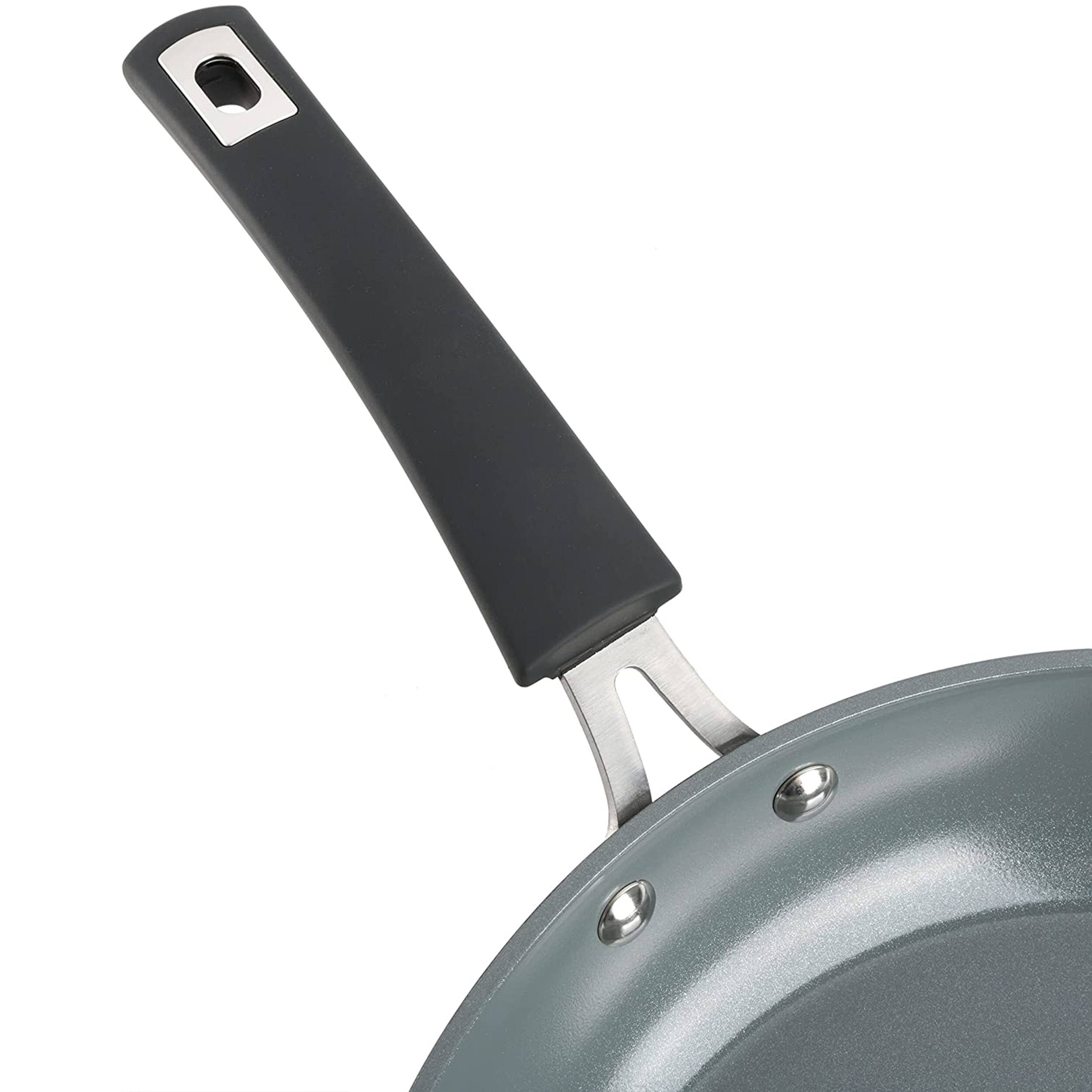 Alt View 4. Gibson - Kenmore Arlington 8 Inch Nonstick Aluminum Frying Pan in Black Diamond - Black.