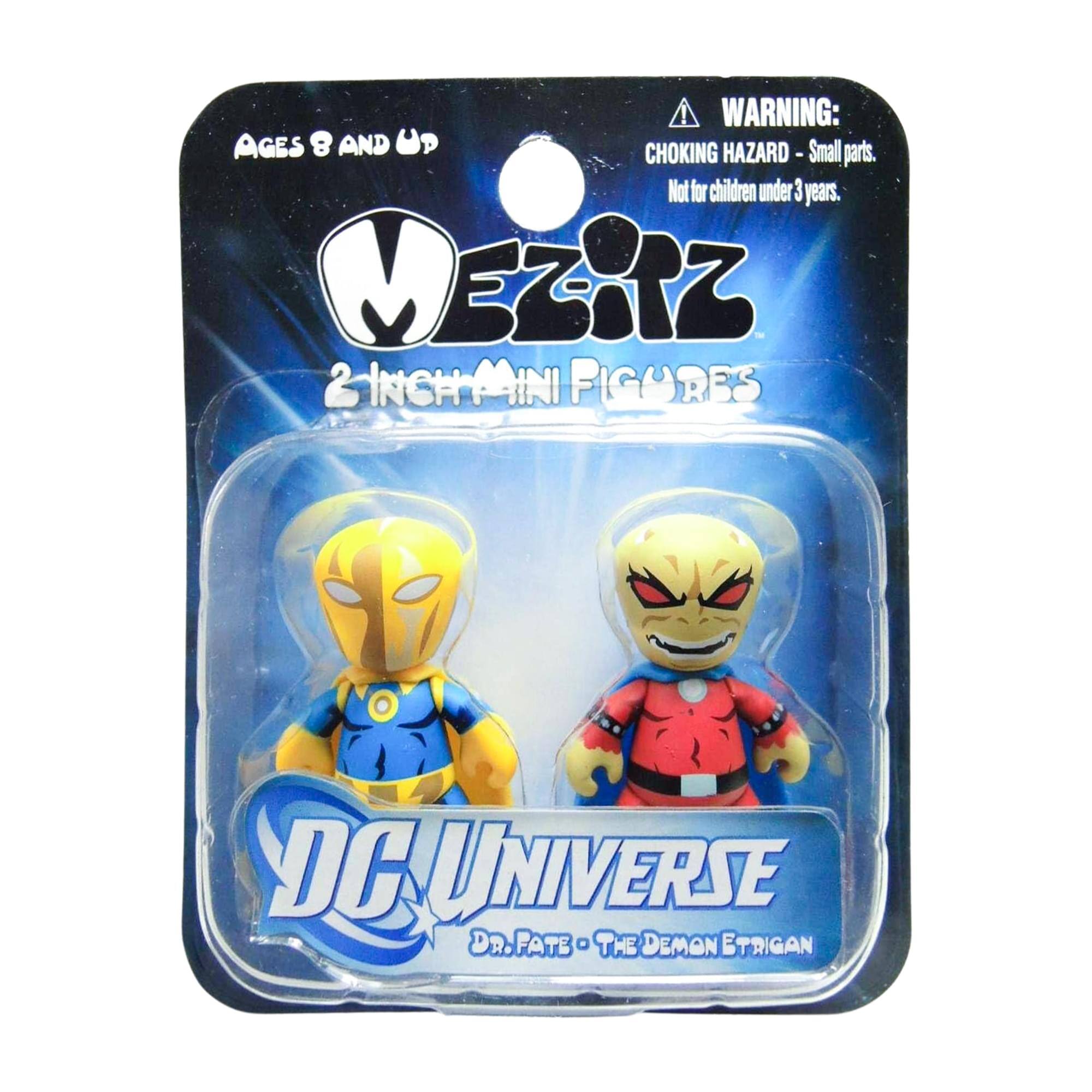! WARNING: AGES 8 AND UP CHOKING HAZARD- Small parts. Not for children under 3 years. MEZiZ 2 INCH MINI FIGURES DC UNIVERSE DR. FATE THE DEMON ETRIGAN