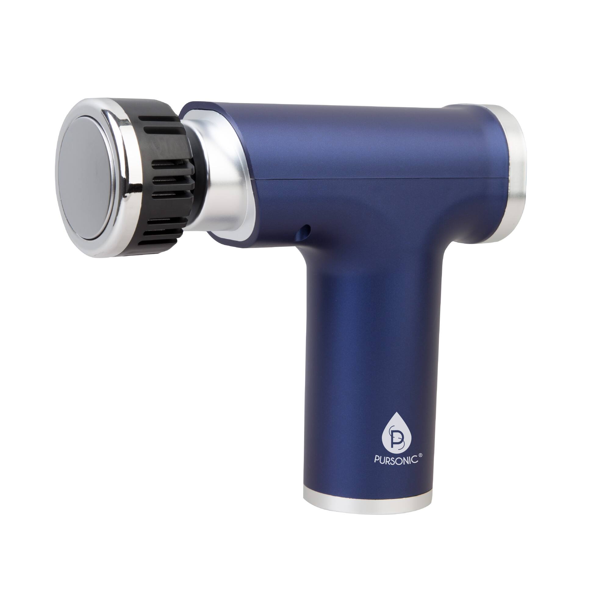 Angle. Pursonic - Hot & Cold Percussion Massage Gun – 9 Speeds & 9 Massage Heads.