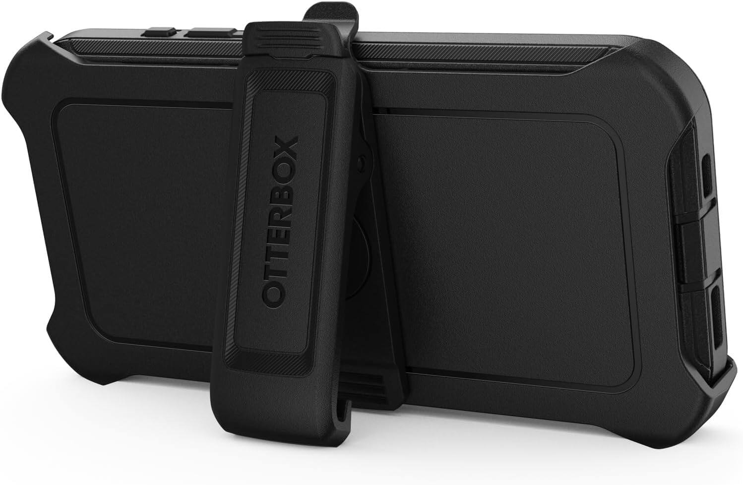 Alt View 1. OtterBox - OtterBox - Defender Series Hard Shell For Apple iPhone 15 Pro - Black - Black.
