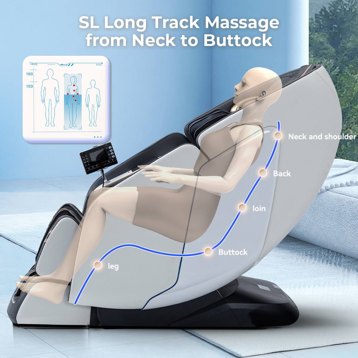MassaMax MT398 4D Massage Chair 2025 Full Body Stretch