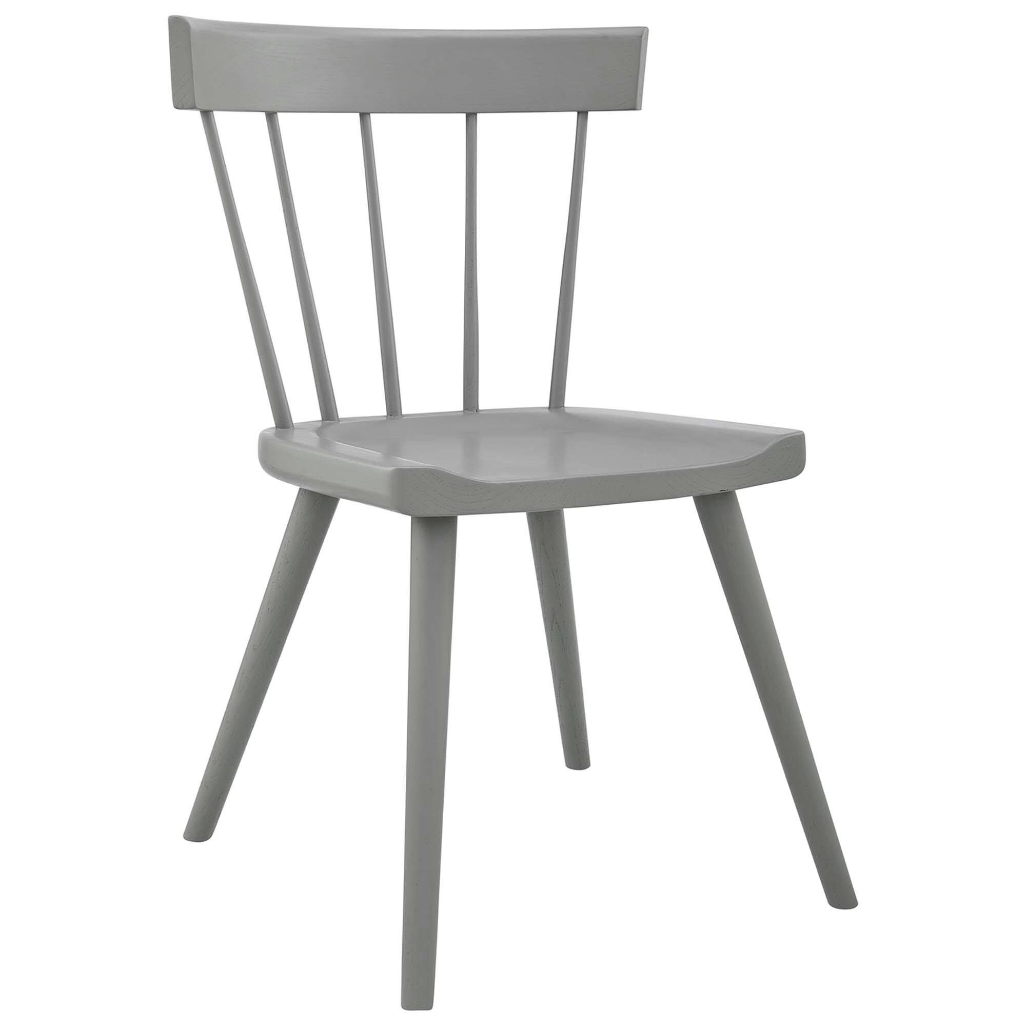 Alt View 2. Modway - Sutter Wood Dining Side Chair Set of 2 by Modway - Light Gray.