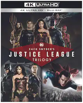 Zack Snyder's Justice League Trilogy 4K Blu Ray [4K Ultra HD Blu