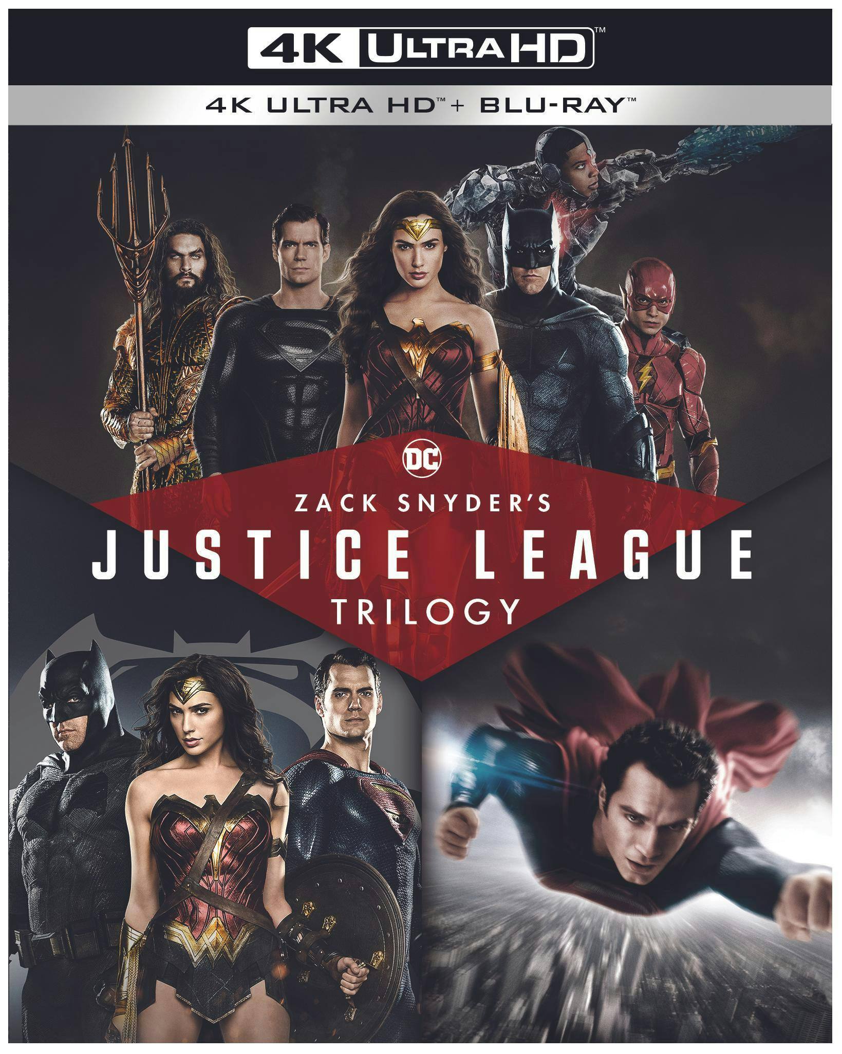Zack Snyder's Justice League Trilogy 4K Blu Ray [4K Ultra HD Blu