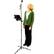 Alt View 14. AirTurn - goSTAND Portable Microphone and Tablet Stand - Black.