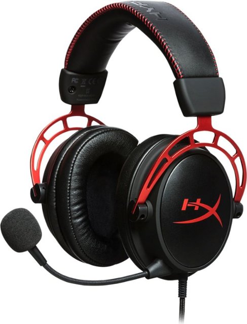 bestbuy.com | HyperX - Cloud Alpha Wired Stereo Gaming Headset for PC, PS4, Xbox One and Nintendo Switch - Red/black