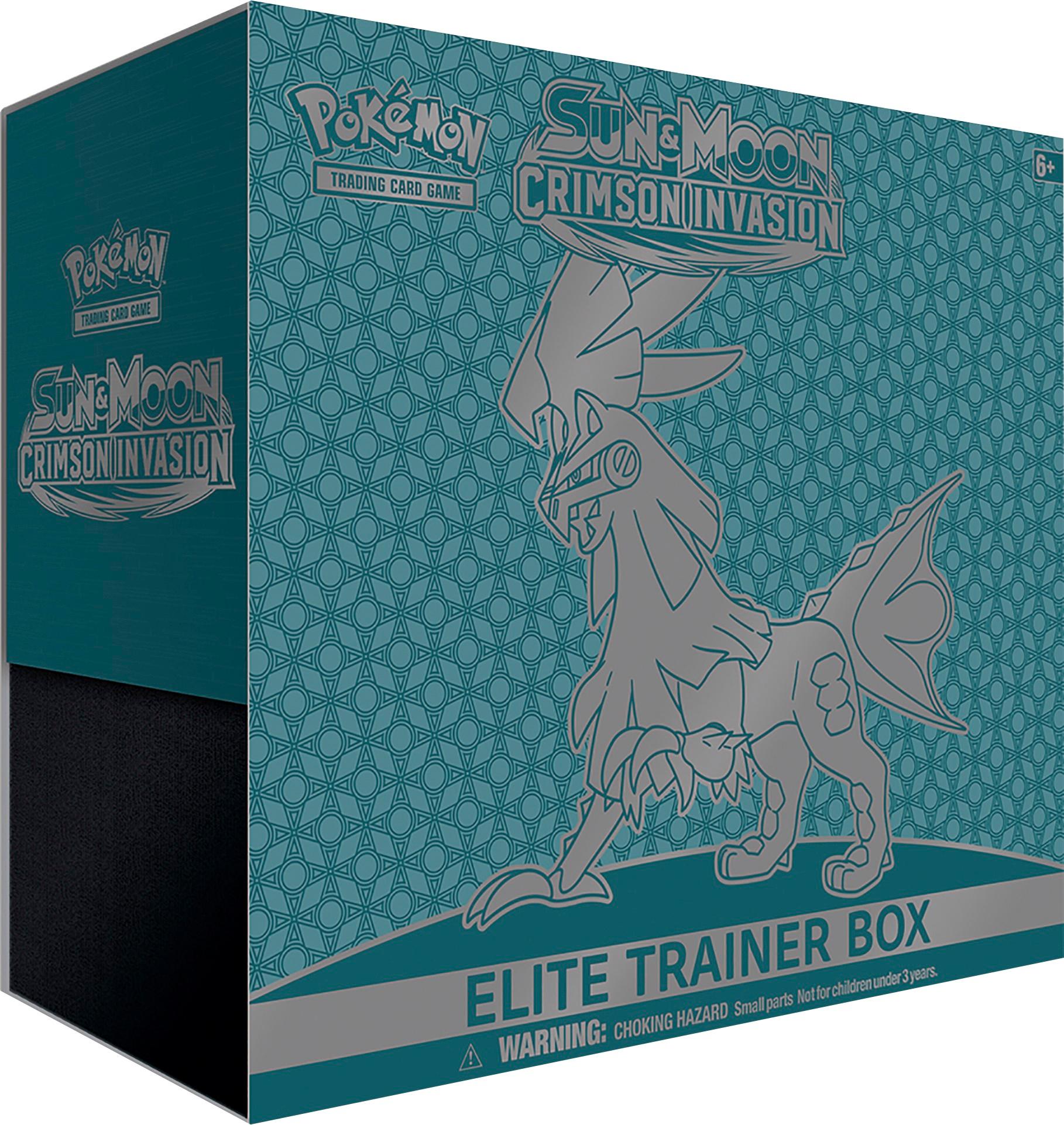 Best Buy: Pokémon Sun & Moon Crimson Invasion Elite Trainer Box Trading ...